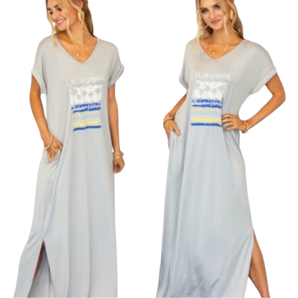 New NINEXIS Maxi Apres’ Sun Sleep Gown California New Size 3X - Picture 1 of 7